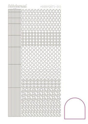 Hobbydots stickervel 010 - White (Adhesive)