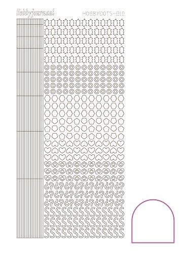 Hobbydots stickervel 010 - White (Adhesive)