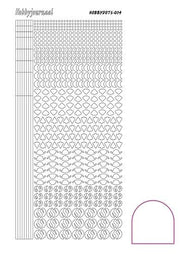 Hobbydots stickervel 014 - White (Adhesive)