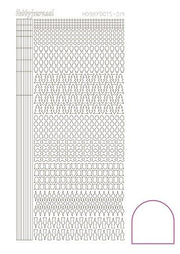 Hobbydots stickervel 015 - White (Adhesive)