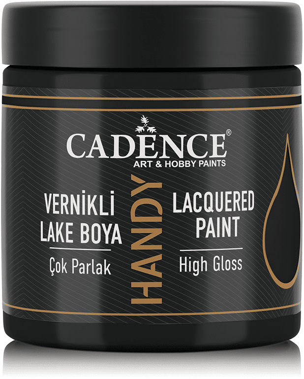 Cadence Hoogglans Acrylverf 250 ml Black (0060) *