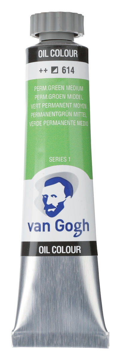 Van Gogh Olieverf Tube 20 ml Permanentgroen Middel - (614)
