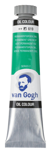 Van Gogh Olieverf Tube 20 ml Permanentgroen Donker - (619)