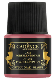 Cadence - Glas- en Porseleinverf - Opaque 45 ml Light Rose (0250) *