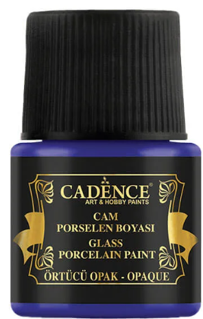 Cadence Glas- en Porseleinverf Opaque 45 ml Ultramarijn Blauw (0253) *
