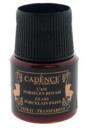 Cadence - Glas & Porselein verf - Vitrail - Oranje - 45 ml (0003) *