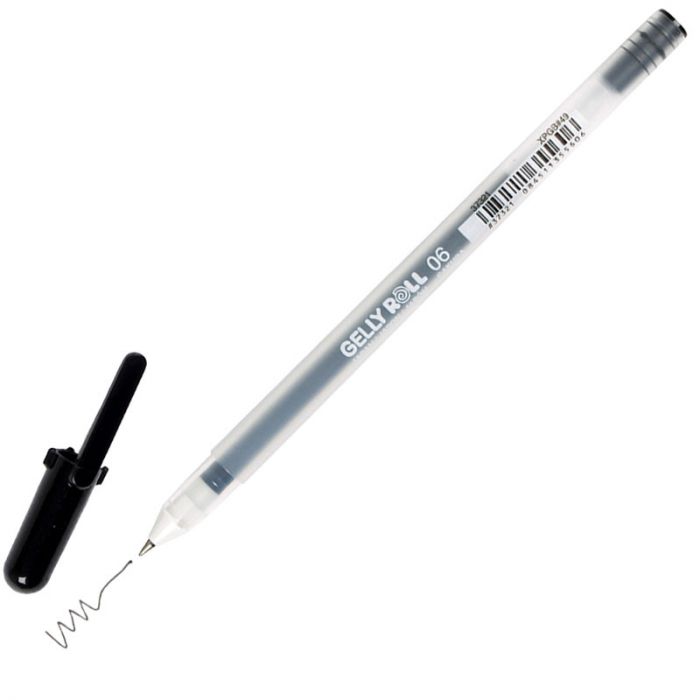 Sakura • Gelly roll gelpen Zwart