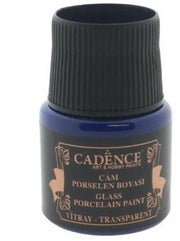 Cadence - Glas & Porselein verf - Vitrail - Blauw - 45 ml (0008) *