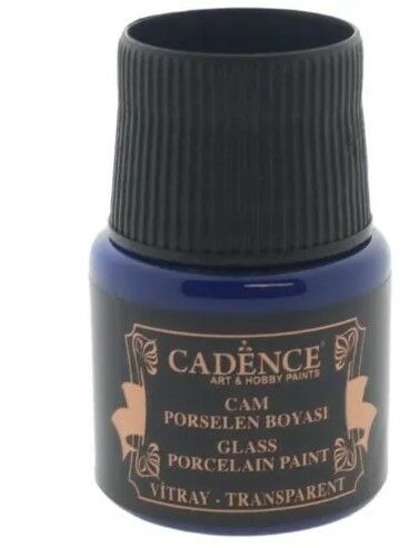 Cadence - Glas & Porselein verf - Vitrail - Blauw - 45 ml (0008) *