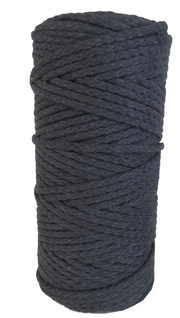 DekoArt Macramékoord 4 mm 100 m Antraciet (1004anthrazit) *