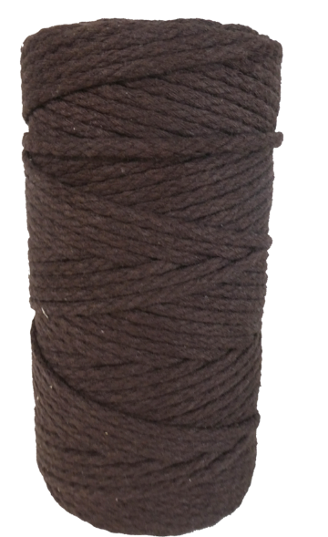 DekoArt Macramékoord 4 mm 100 m Bruin (1004Braun) *