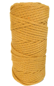 DekoArt Macramékoord 4 mm 100 m Honinggeel (1004Honig) *
