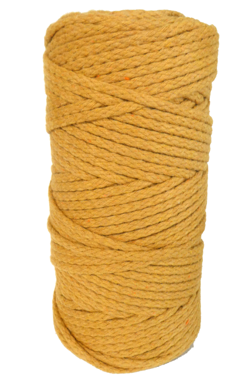DekoArt Macramékoord 4 mm 100 m Honinggeel (1004Honig) *