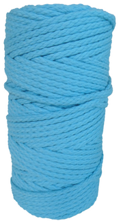 DekoArt Macramékoord 4 mm 100 m Turquoise (1004Turkis) *
