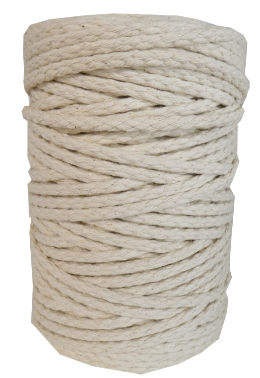 DekoArt Macramékoord 6 mm 100 m Naturel (1006Natur) *