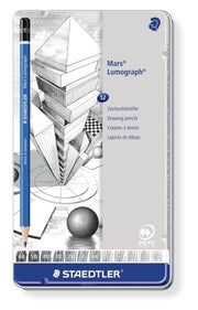 Mars Lumograph potlood - set 12 st (100 G12)