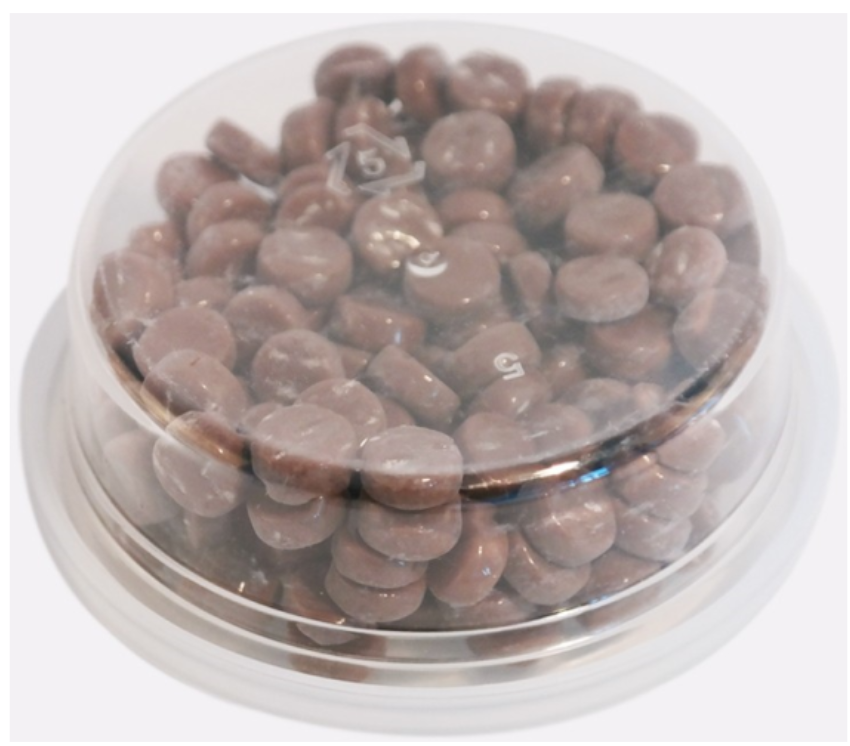 Colourful Dots Bruin 100 gr (1011025) *
