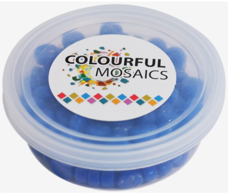 Colourful Dots Blauw 100 gr (1011030) *