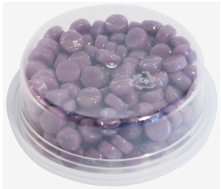 Colourful Dots Paars 100 gr (1011038) *