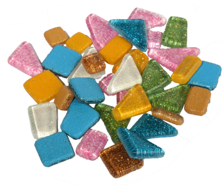 Soft Glas Polygonal Glitter Mix Pastel 100 gr (1011042) *
