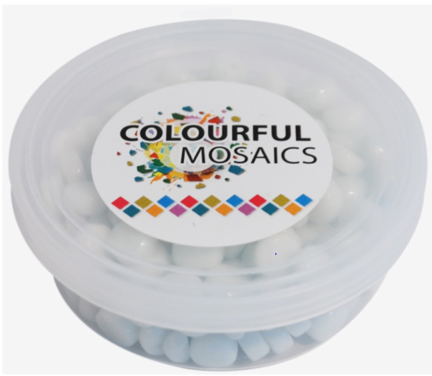 Colourful Dots Mix Snow White 100 gr (1011081) *