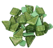 Soft Glas Polygonal Glitter Lichtgroen 100 gr (1012207) *