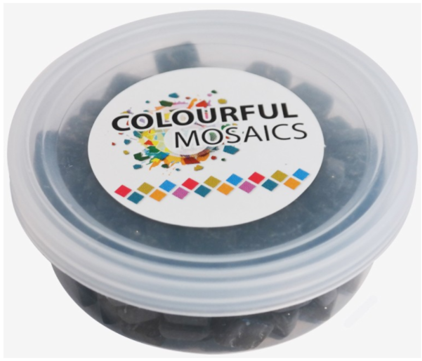 Colourful Squares Zwart 100 gr (1013229) *