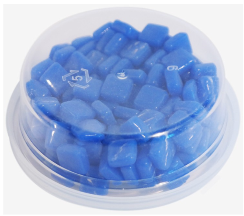 Colourful Squares Blauw 100 gr (1013230) *