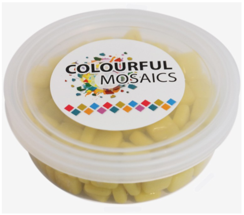 Colourful Squares Geel 100 gr (1013235) *