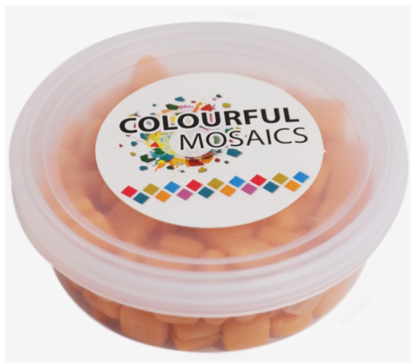 Colourful Squares Oranje 100 gr (1013236) *
