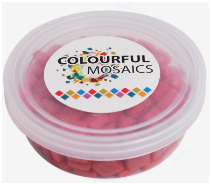 Colourful Squares Rood 100 gr (1013237) *