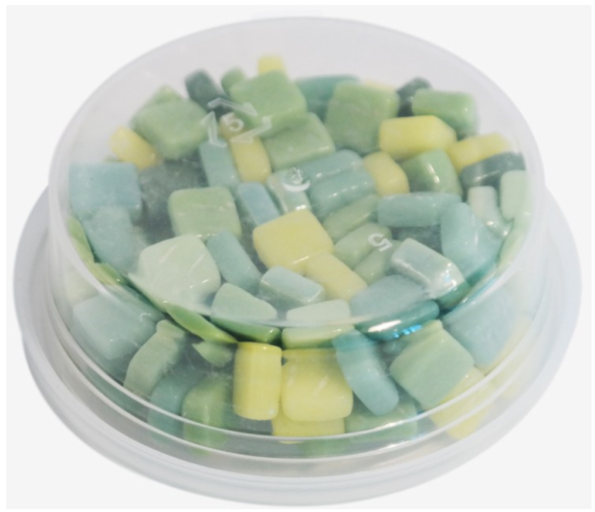 Colourful Squares Mix Lime Squash 100 gr (1013286) *