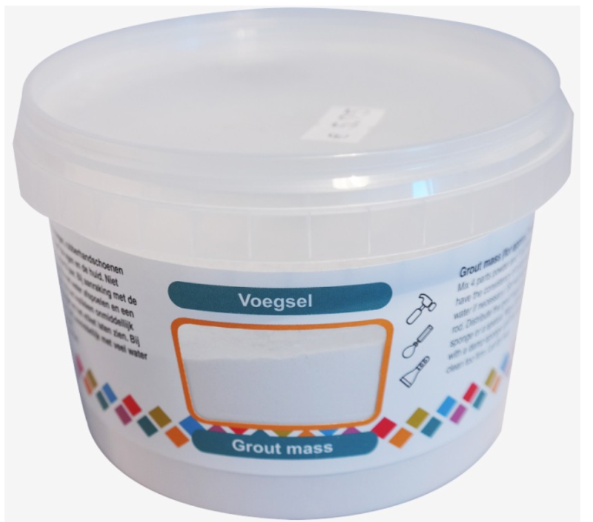 Colourful Grout 500 gr Wit, voeg (1014301) *