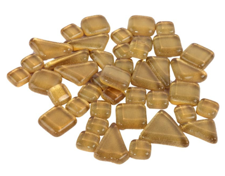 Soft Glas Polygonal Helder Goud 100 gr (1017418) *