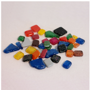 Soft Glas Polygonal Glitter Mix Bont 100 gr (1017495) *