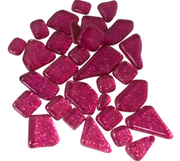 Soft Glas Polygonal Glitter Roze 100 gr (1017496) *