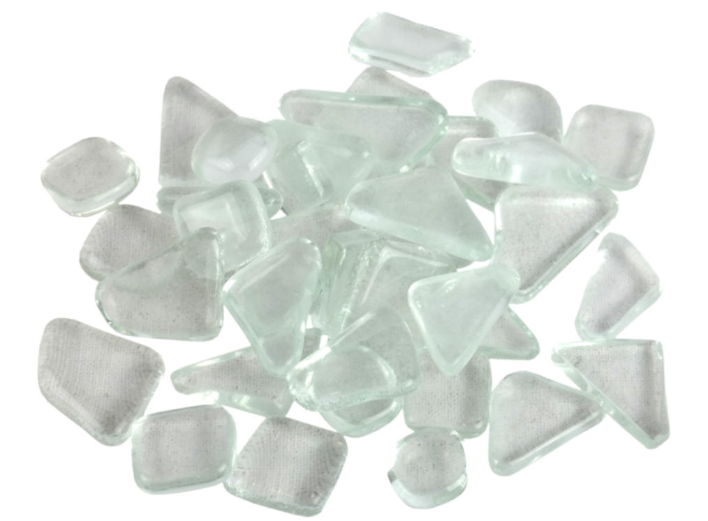 Soft Glas Polygonal Helder Transparant 100 gr (1017566) *