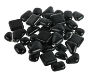 Soft Glas Polygonal Helder Zwart 100 gr (1017575) *
