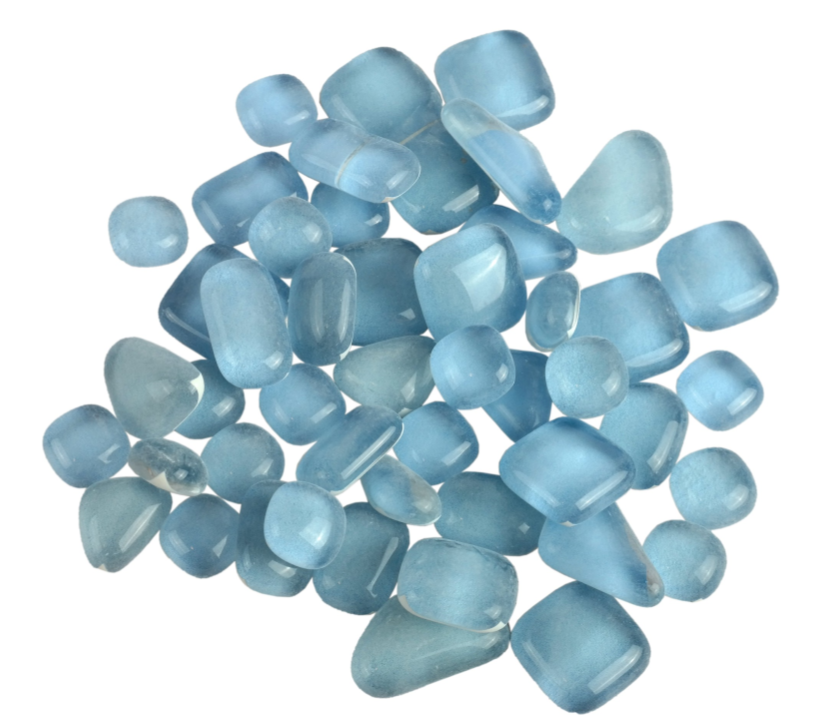 Soft Glas Polygonal Helder Babyblauw 100 gr (1017578) *