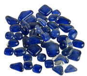 Soft Glas Polygonal Helder Donkerblauw 100 gr (1017584) *