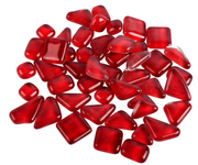 Soft Glas Polygonal Helder Rood 100 gr (1017617) *