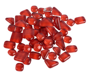 Soft Glas Polygonal Helder Donkerrood 100 gr (1017620) *