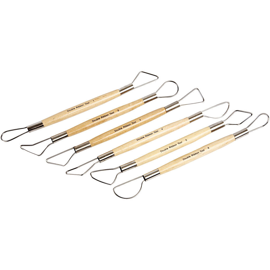 Mirettes Set, l: 20 cm, , scherpe kanten, 6stuks (10306)