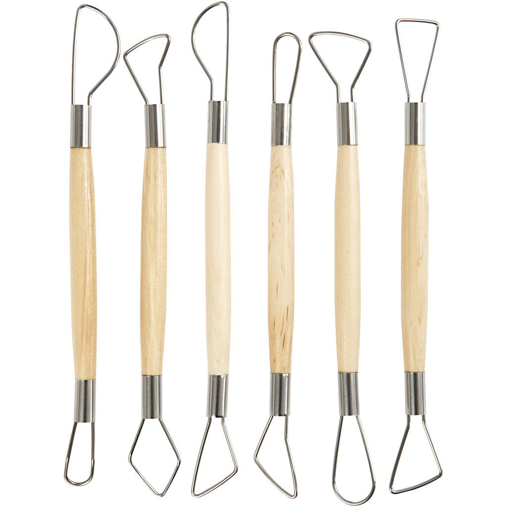 Mirettes Set, l: 20 cm, , scherpe kanten, 6stuks (10306)
