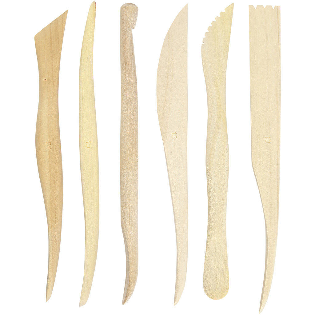 Modelleer gereedschapset, l: 15 cm, 6stuks (10315)
