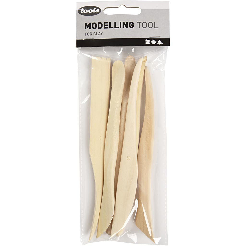 Modelleer gereedschapset, l: 15 cm, 6stuks (10315)