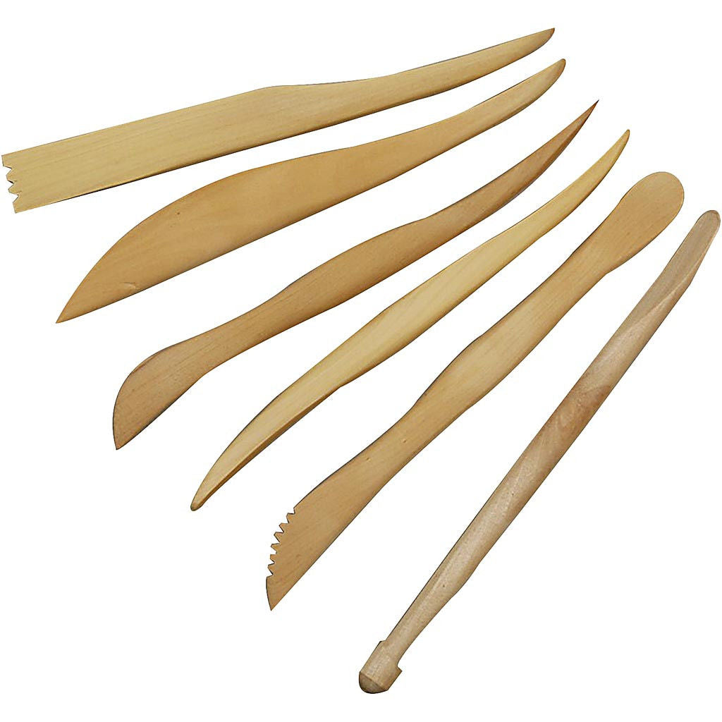 Modelleer gereedschapset, l: 15 cm, 6stuks (10315)