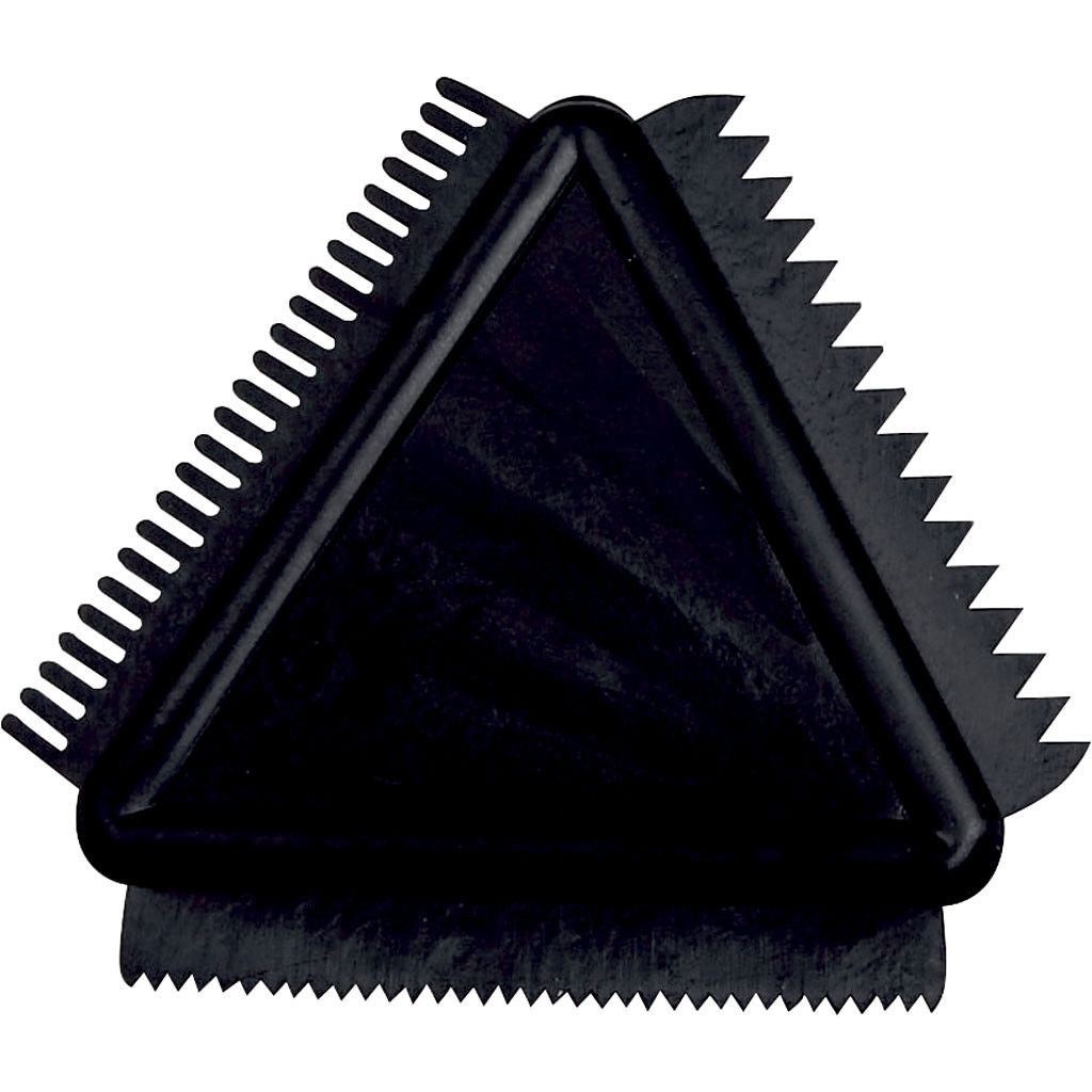 Structuurkam van rubber, afm 9 cm, , 1stuk (10463)