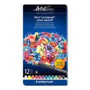Mars Lumograph colour aquarell - set 12 kleuren (104 M12)