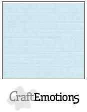 Linnenkarton CraftEmotions-A4-1060 (Babyblauw)